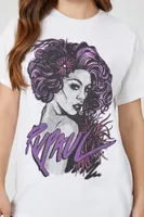 Women's RuPaul Graphic T-Shirt in White, L/XL