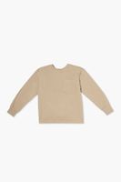 Kids Patch Pocket Top (Girls + Boys) in Tan, 11/12