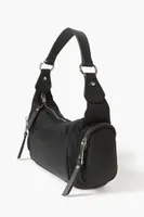 Women's Pocket Shoulder Bag in Black