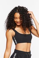 Women's Active Limited Edition Crop Top in Black, XS