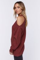 Women's Asymmetrical Open-Shoulder Sweater Small