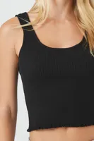 Women's Sweater-Knit Cropped Tank Top