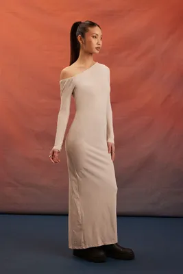 Women's Rebel Moon One-Shoulder Dress in Beige Medium
