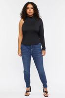 Women's One-Sleeve Cutout Top