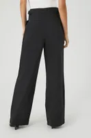 Women's High-Rise Wide-Leg Pants in Black Small