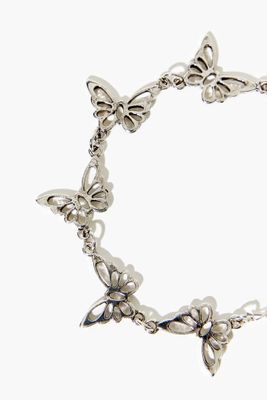 Women's Butterfly Charm Bracelet in Silver