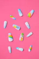 Care Bears Press-On Nails in Blue