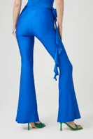 Women's Embellished Flare Leg Pants Royal