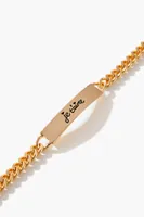 Women's Frasier Sterling Je Taime Bracelet in Gold