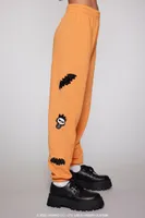 Women's Skeleton Badtz-Maru Joggers in Orange Small