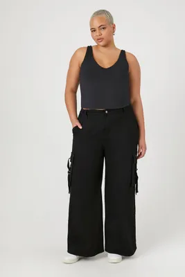 Women's Wide-Leg Cargo Pants