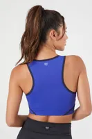 Women's Sculpting Sports Bra in Blue Jewel/Black Small