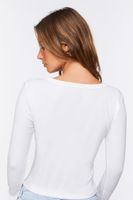 Women's V-Neck Long-Sleeve T-Shirt