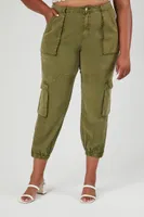 Women's Cargo Ankle Joggers in Cypress , 1X