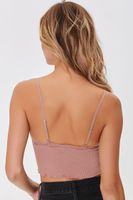 Women's Seamless Lace-Trim Bralette Small