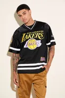 Men Los Angeles Lakers Embroidered Top Black,