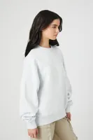 Women's French Terry NYC Pullover Light Blue