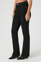 Women's Mid-Rise Bootcut Jeans in Black, 30