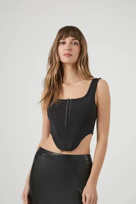 Women's Corset Crop Top Small