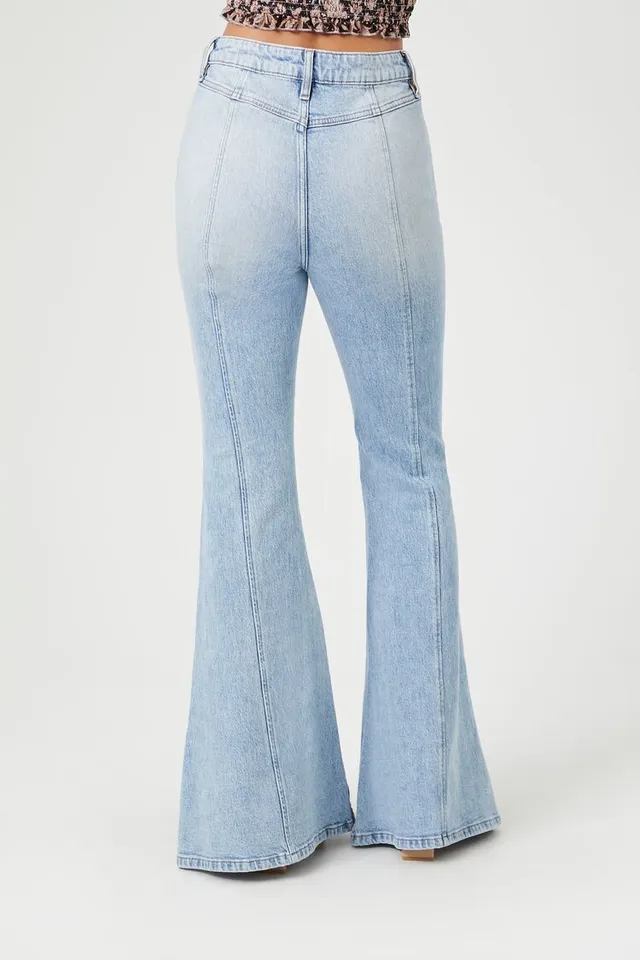 Francesca's Harper Heritage High Rise Super Flare Jeans