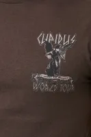 Men Cupidus World Tour Graphic Tee in Cocoa Medium