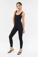 Women's Seamless Tank Jumpsuit in Black, M/L