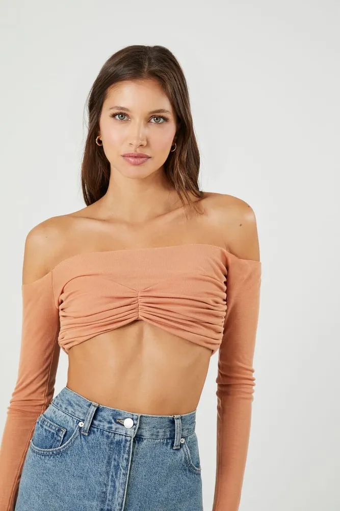 Women's Off-the-Shoulder Crop Top