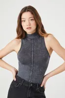 Women's Seamless Mock Neck Bodysuit