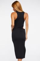 Women's Racerback Tank Dress in Black Medium