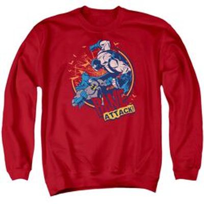 Batman Bane Attack! - Adult Crewneck Sweatshirt - Red