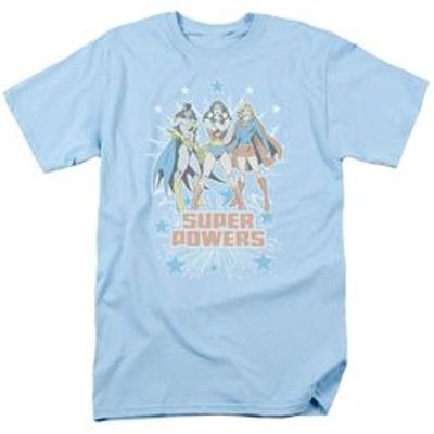 DC SUPER POWERS X3 - S/S ADULT 18/1 - WHITE T-Shirt