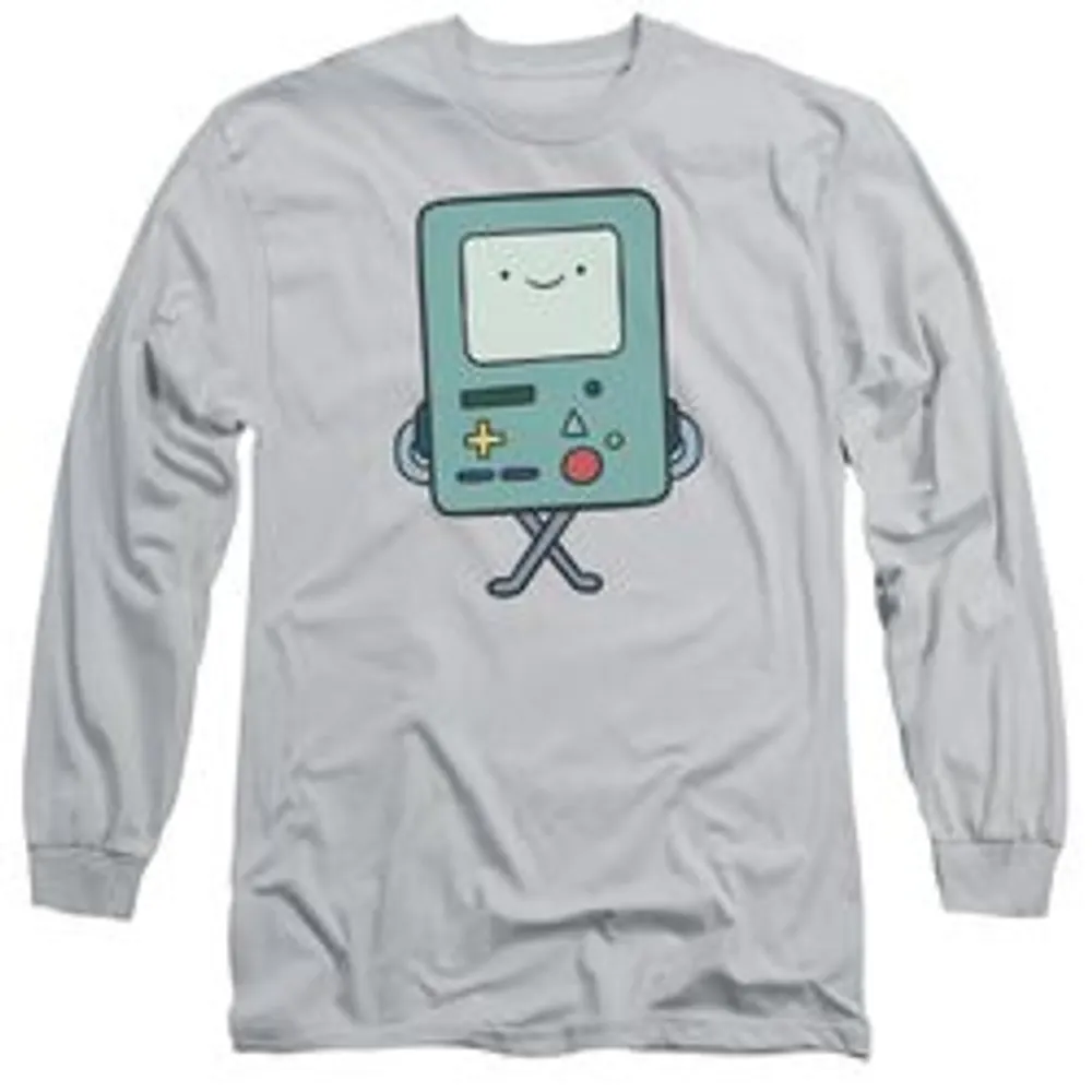 TrevCo ADVENTURE TIME BMO- L/S ADULT T-Shirt | Vancouver Mall