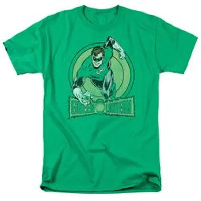 DC GREEN LANTERN - S/S ADULT 18/1 - MILITARY GREEN T-Shirt