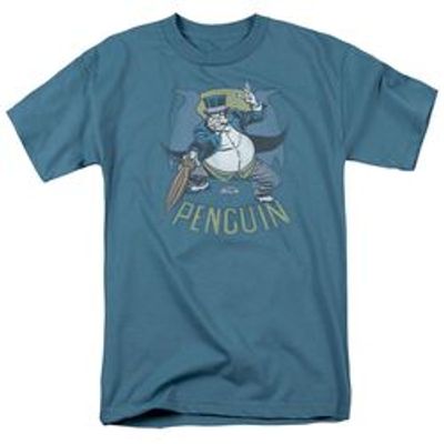 DC THE PENGUIN - S/S ADULT 18/1 - NAVY T-Shirt