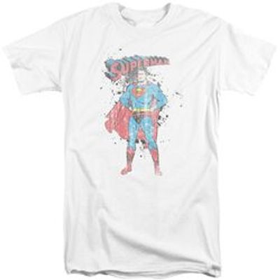 SUPERMAN VINTAGE INK SPLATTER-S/S T-Shirt