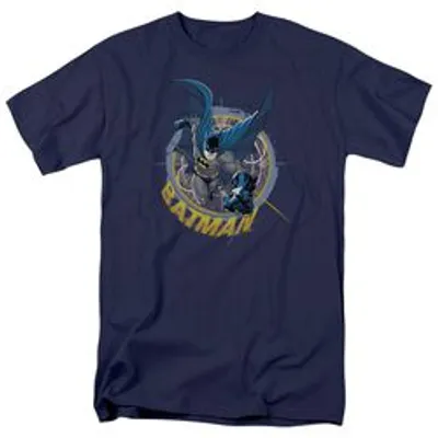 BATMAN IN THE CROSSHAIRS - S/S ADULT 18/1 - KELLY GREEN T-Shirt