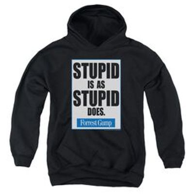 Forrest Gump Stupid Is-youth Pull-over Hoodie