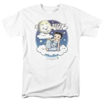 BETTY BOOP BETTY BYE - S/S ADULT 18/1 - WHITE T-Shirt