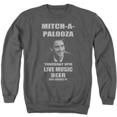 Old School Mitchapalooza - Adult Crewneck Sweatshirt - Charcoal