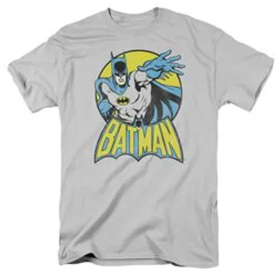 DC BATMAN - S/S ADULT 18/1 - CHARCOAL T-Shirt