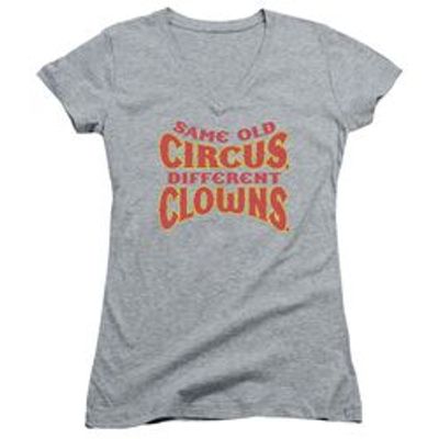 Same Old Circus - Junior V-neck - Athletic Heather