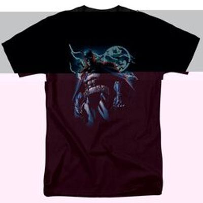 BATMAN STORMY KNIGHT - S/S ADULT 18/1 - PURPLE T-Shirt