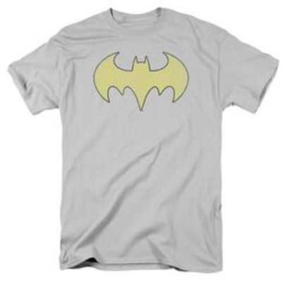 DC BATGIRL LOGO DISTRESSED-S/S ADULT T-Shirt