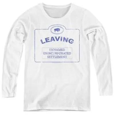 Warehouse 13 Now Leaving Univille - Womens Long Sleeve Tee