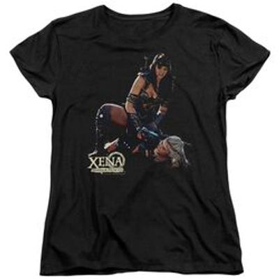 XENA IN CONTROL - S/S WOMENS TEE - BLACK T-Shirt