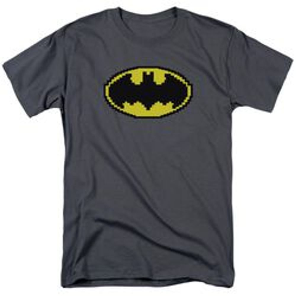 TrevCo BATMAN PIXEL SYMBOL - S/S ADULT 18/1 - PURPLE T-Shirt | Foxvalley  Mall