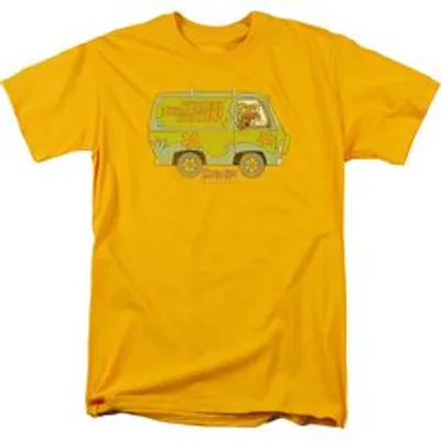 SCOOBY DOO THE MYSTERY MACHINE-S/S ADULT T-Shirt