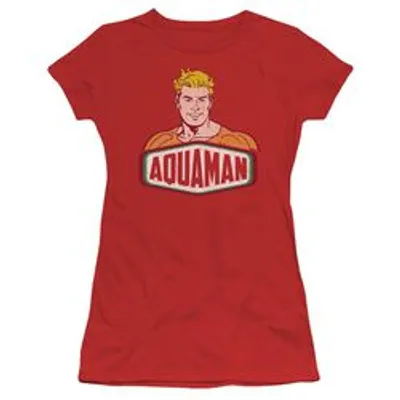 DCO AQUAMAN SIGN - S/S JUNIOR SHEER - RED T-Shirt