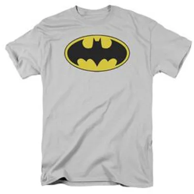 DC BATMAN LOGO - S/S ADULT 18/1 - PINK T-Shirt