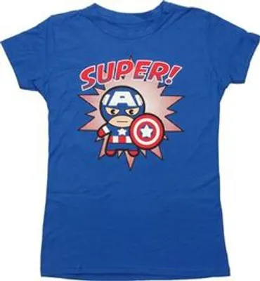 Captain America Super Toy Kawaii Baby Tee